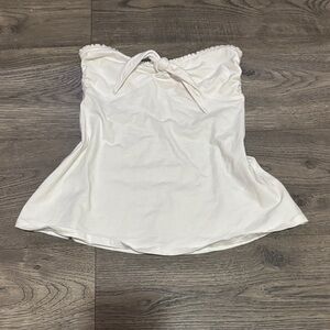 Hollister White Babydoll Tube Top - ON HOLD (please contact me before buying)